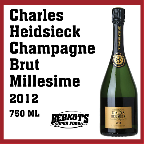 Champagne Heidsieck Brut ml 750 Premium Selections Berkot\'s – Charles 2012 Millesime