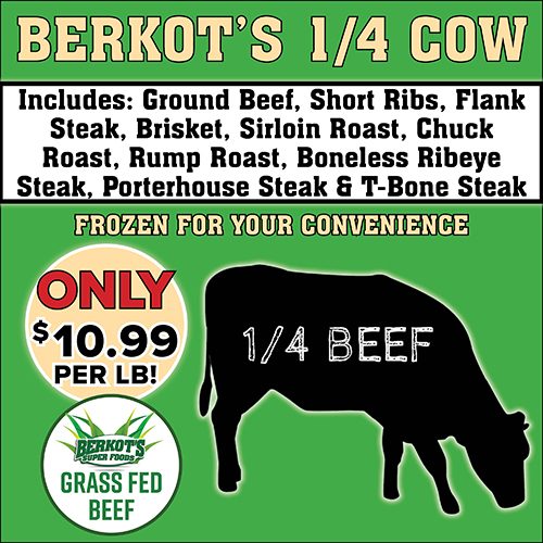 Berkot's Quarter Cow Grass Fed