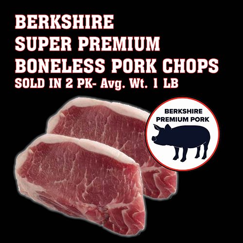 Berkshire Super Premium Boneless Pork Chop 2 pk