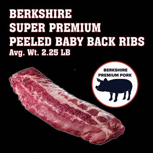 Berkshire Super Premium Peeled Baby Back Ribs